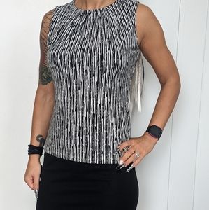 Calvin Klein | Sleeveless Top black and white